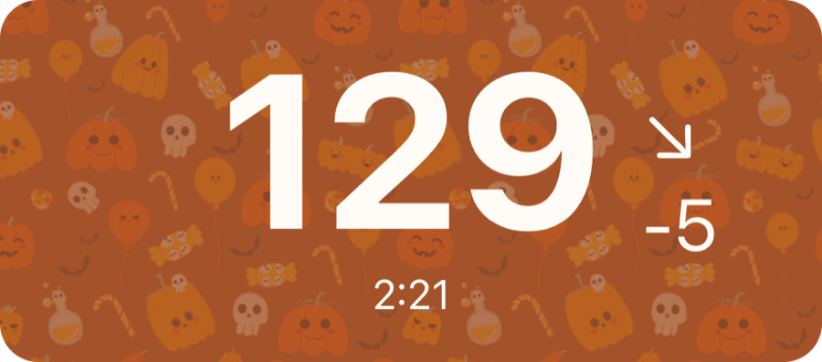 Sweet Dreams Halloween Live Activity style